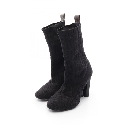 Louis Vuitton Silhouette Line Fabric Boots