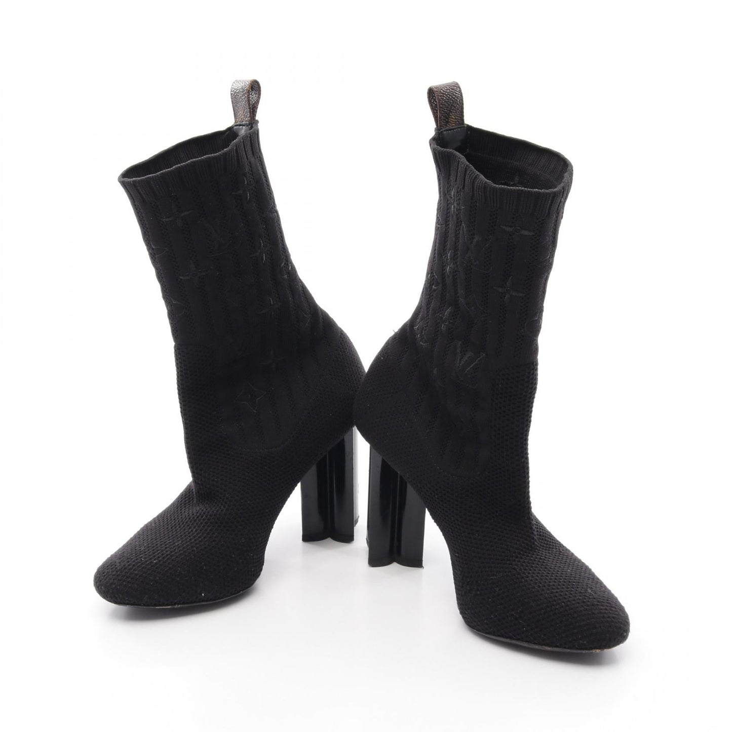 Louis Vuitton Silhouette Line Fabric Boots
