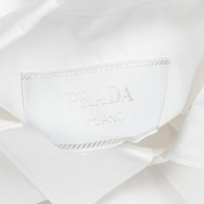 Prada Triangle Logo Cotton Top