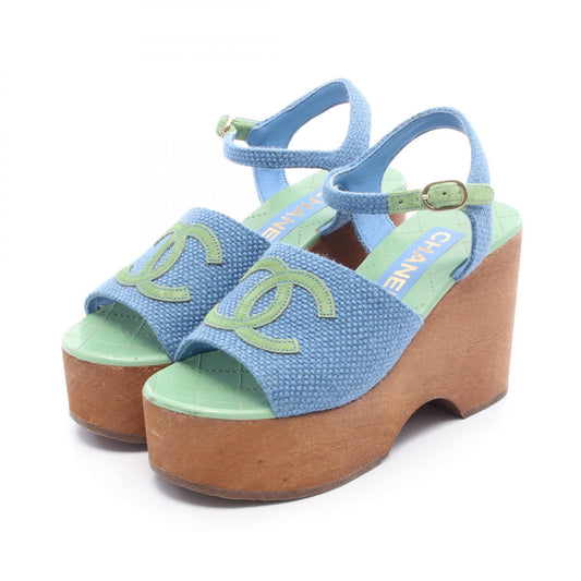 Chanel Canvas Sandals