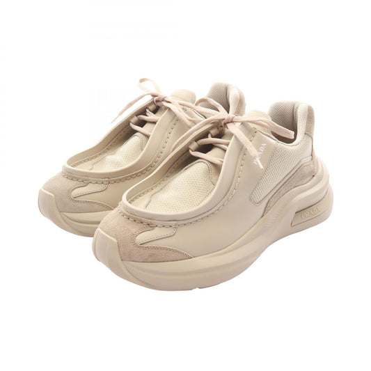 Prada System Leather Fabric Sneakers