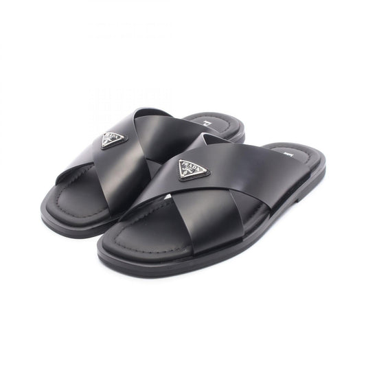 Prada Crisscross Leather Sandals