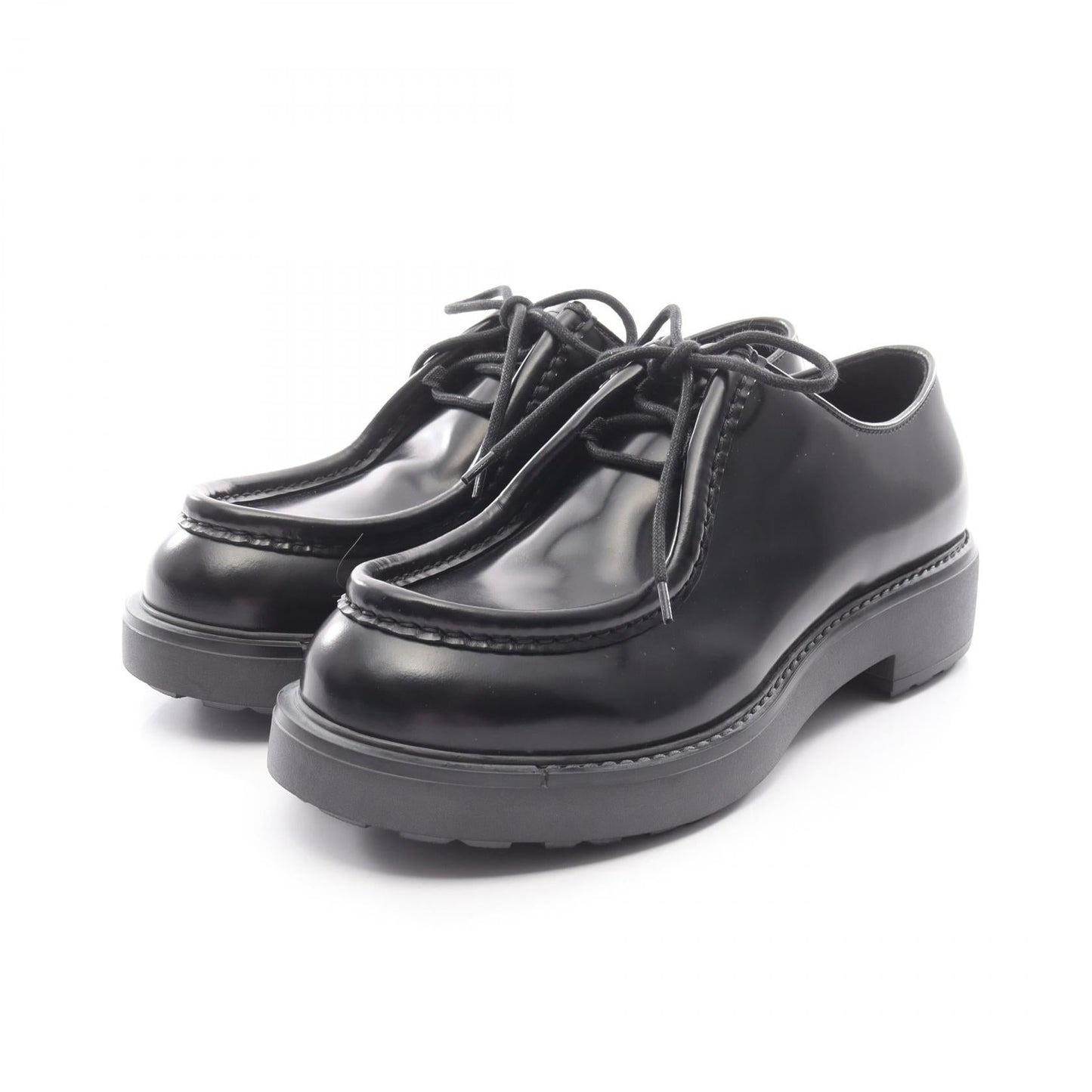 Prada Diapason Leather Casual Shoes