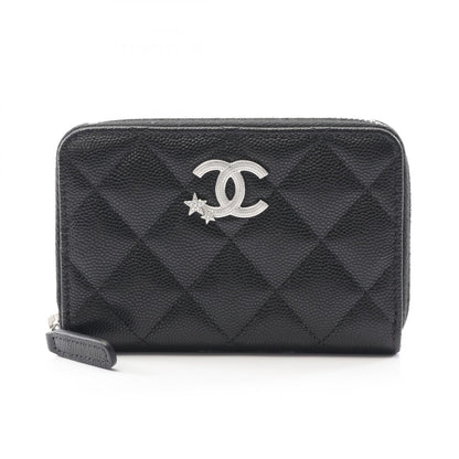 Chanel Matelasse Coco Mark Star Grained Calfskin Wallet