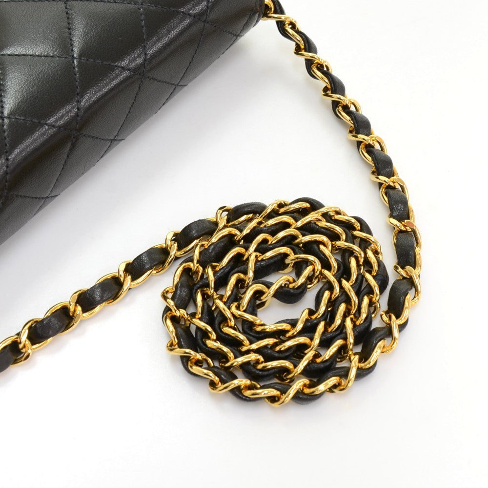 Chanel Single Flap Quilted Leather Shoulder Bag