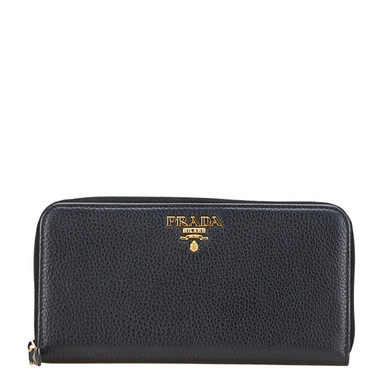 Prada Long Wallet Leather Wallet