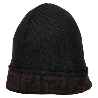 Fendi Zucca Wool Knit Cap