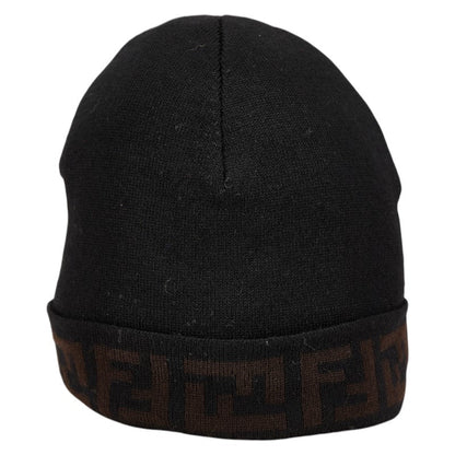 Fendi Zucca Wool Knit Cap