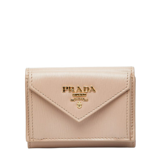Prada 1MH021 VITELLO DAINO Compact Wallet