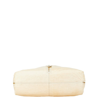 Fendi Unzipped Zucca Leather 2way Bag