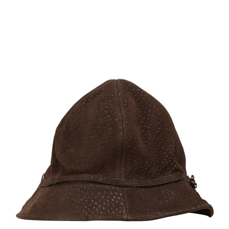 Prada Leather Nylon Hat