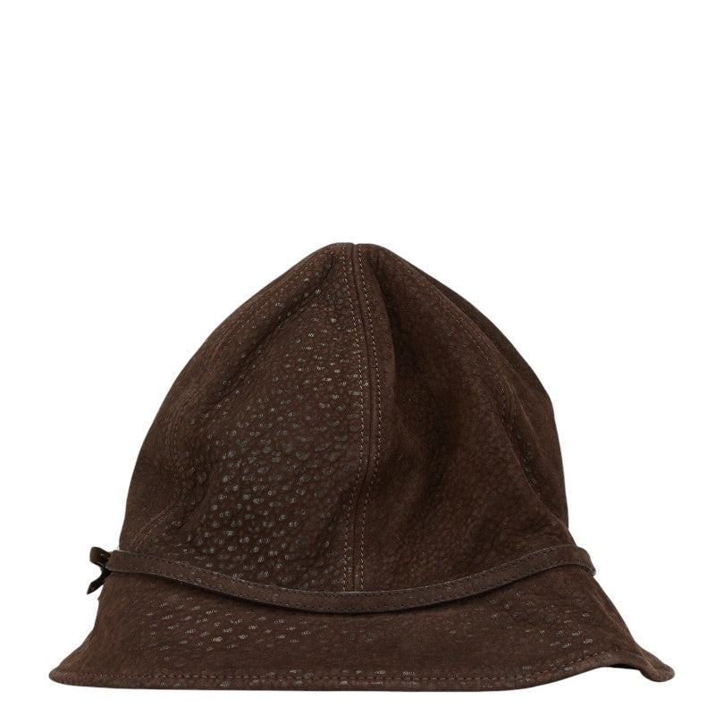 Prada Leather Nylon Hat