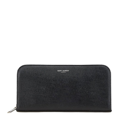 Saint Laurent Logo Leather Long Wallet
