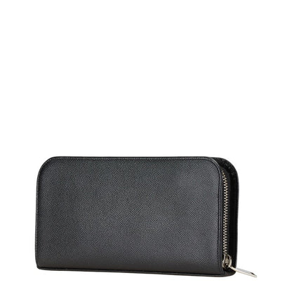 Saint Laurent Logo Leather Long Wallet