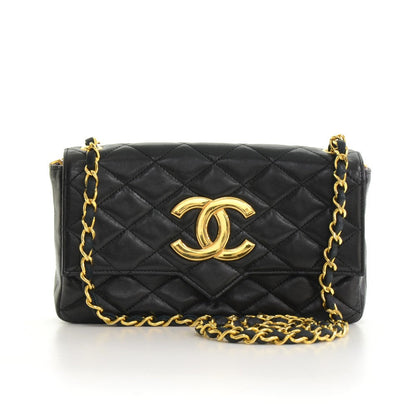 Chanel Quilted Lambskin Leather Single Flap Bag