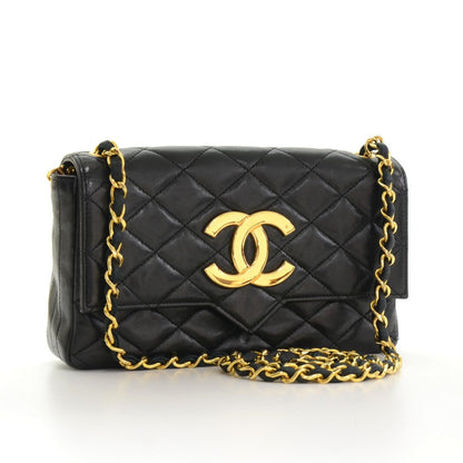 Chanel Quilted Lambskin Leather Single Flap Bag