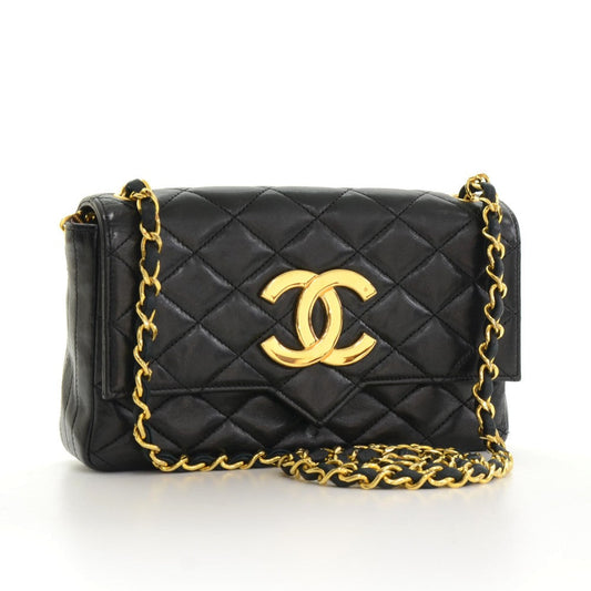 Chanel Quilted Lambskin Leather Single Flap Bag