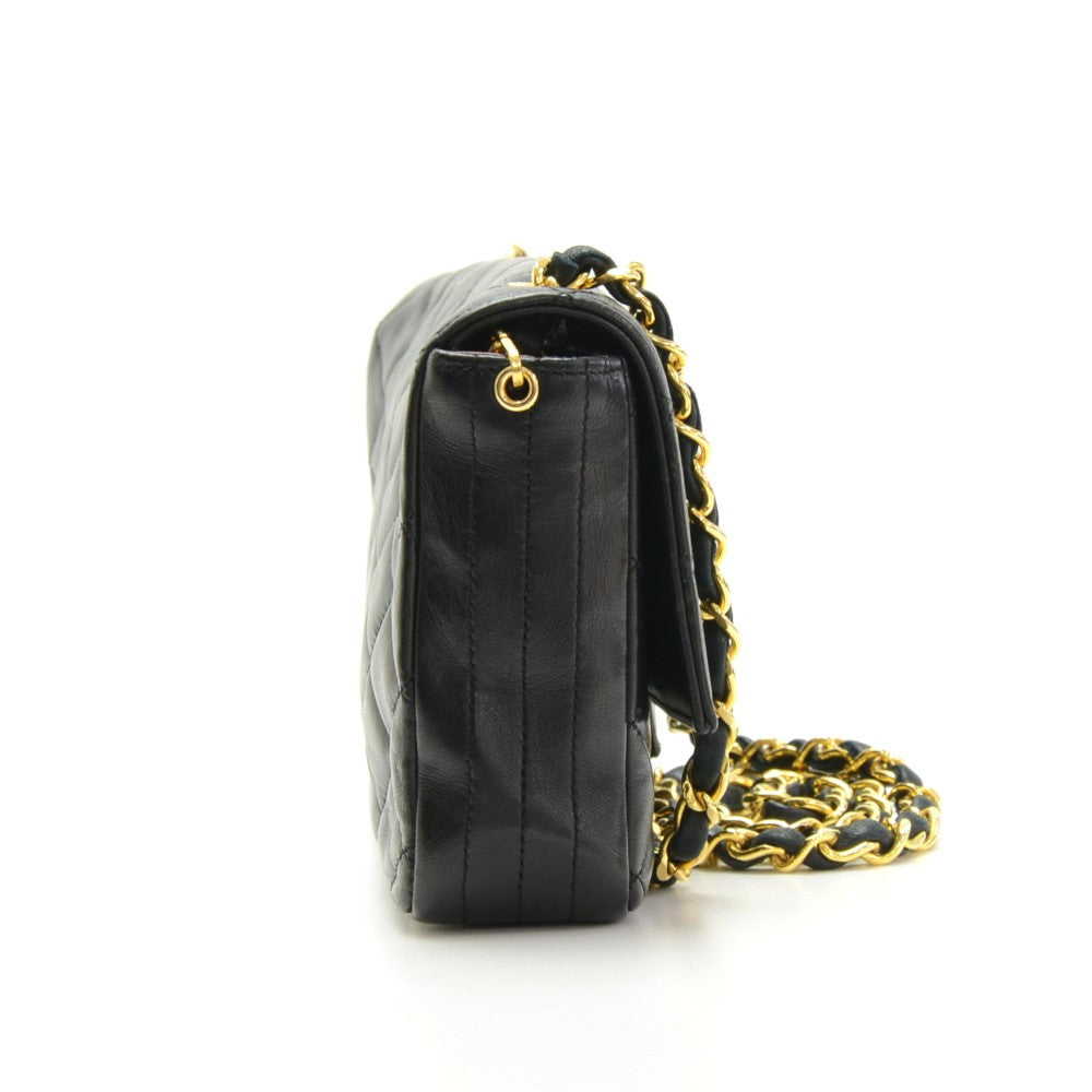 Chanel Quilted Lambskin Leather Single Flap Bag