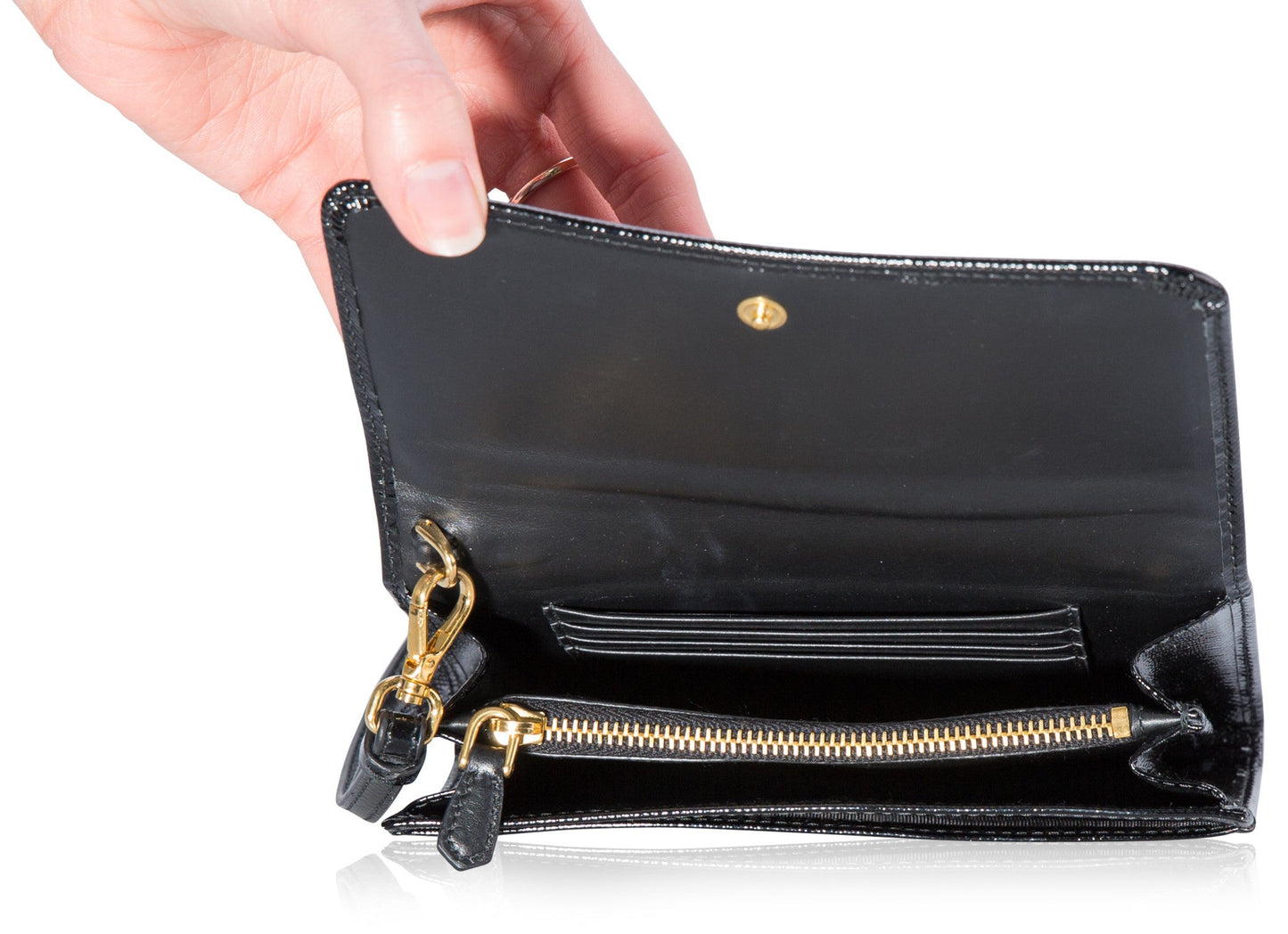Prada Portafogolio Patt Lunga