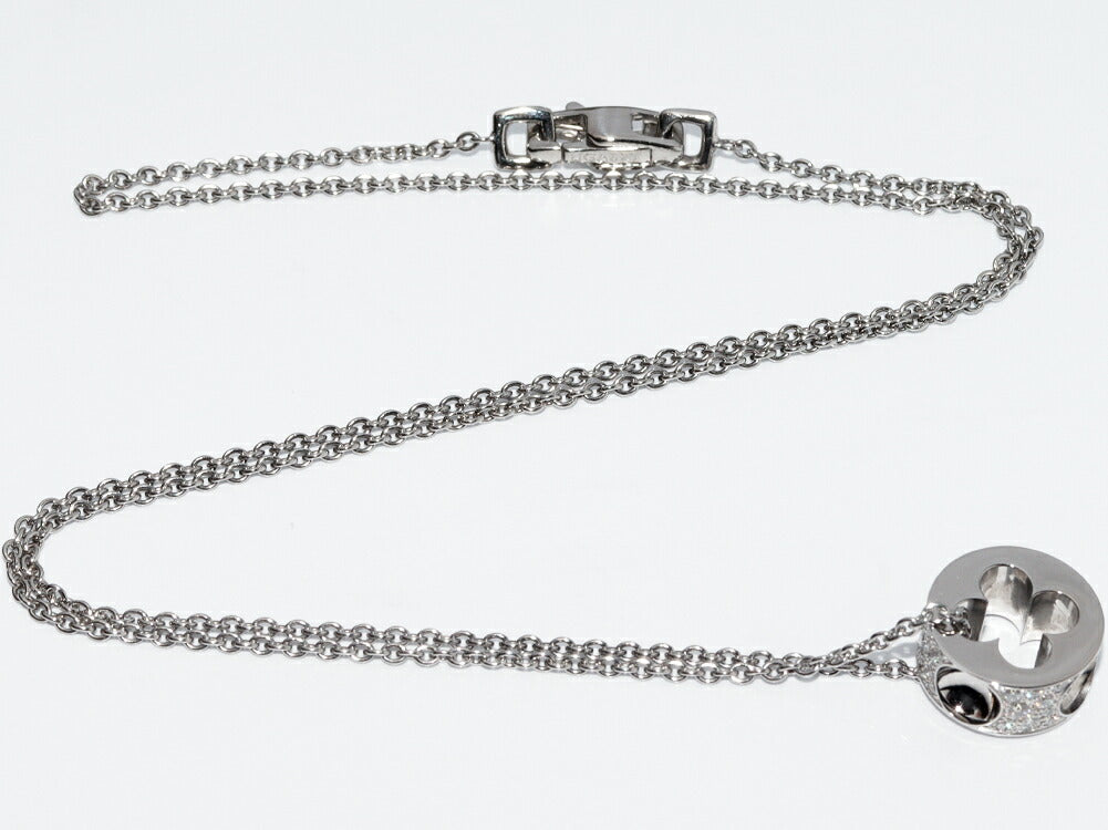 Louis Vuitton K18WG Empreinte Pendant Necklace Q93127