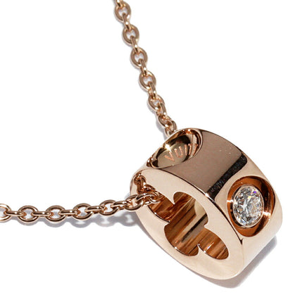 Louis Vuitton K18PG Panda Unplant Pendant Necklace Q93198 Limited 800