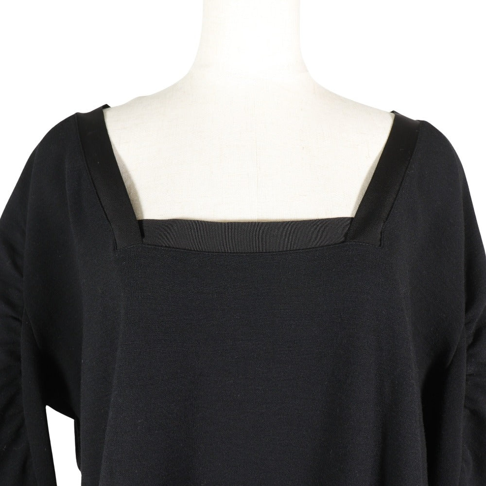 Prada Rayon Nylon Tunic Shirt Black