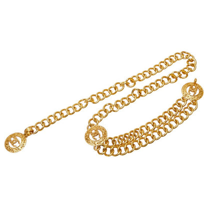 Chanel Coco Mark Round Chain Belt
