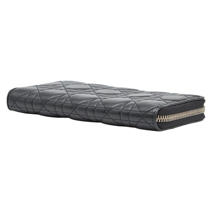 Dior Lady Dior Cannage Leather Long Wallet