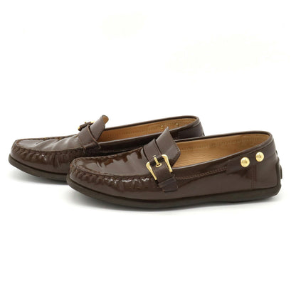 Louis Vuitton Driving Shoes Patent Leather Loafers