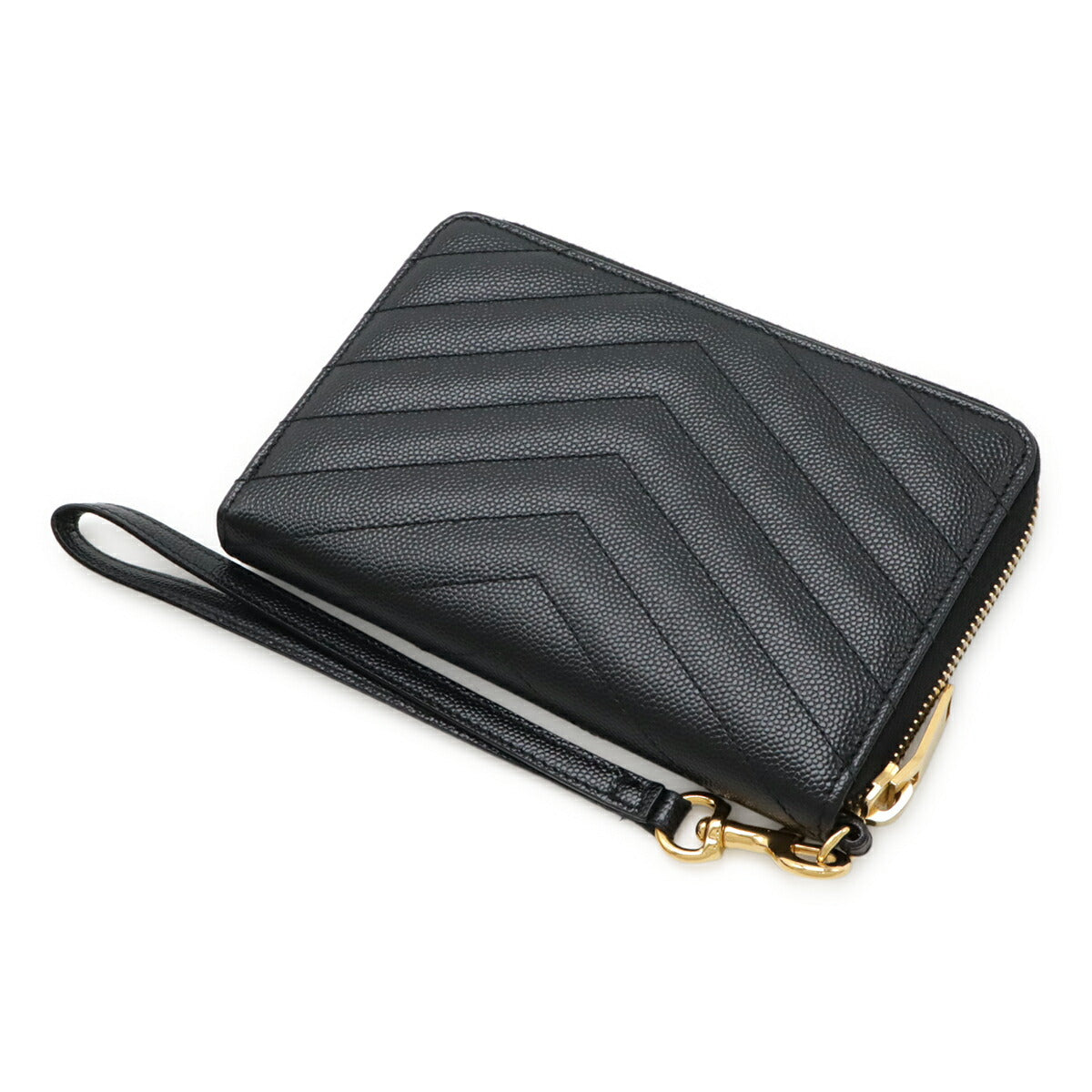Saint Laurent Paris Cassandra Leather Wallet