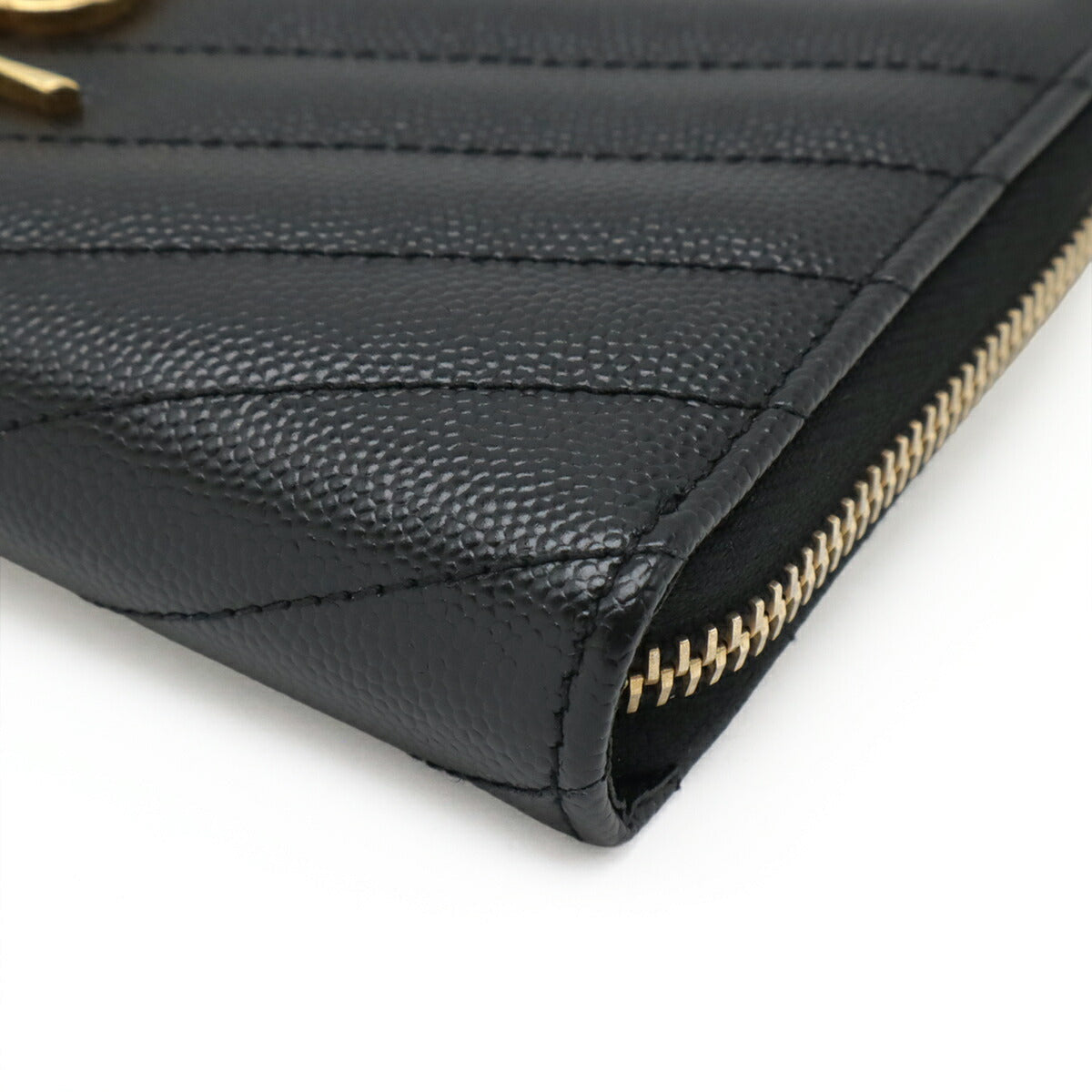Saint Laurent Paris Cassandra Leather Wallet