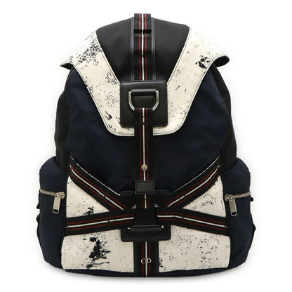 Christian Dior Dior Homme Nylon Leather Backpack