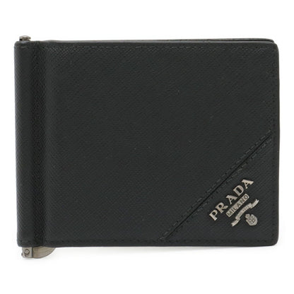 Prada SAFFIANO METAL Leather Bifold Wallet