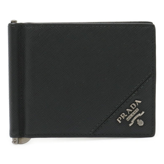 Prada SAFFIANO METAL Leather Bifold Wallet
