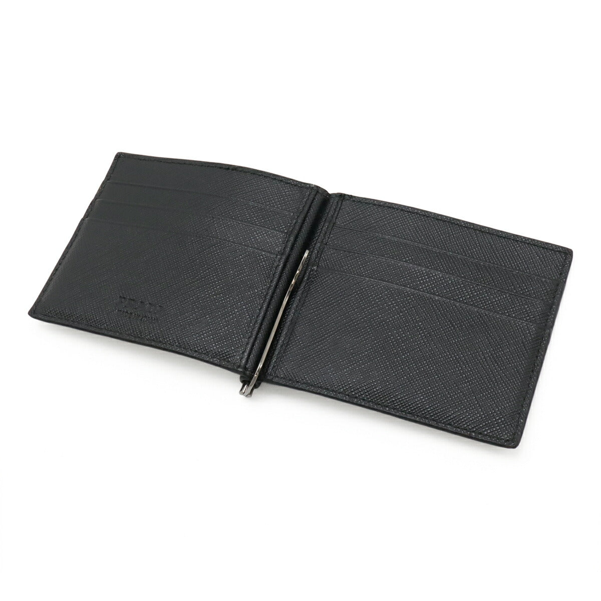 Prada SAFFIANO METAL Leather Bifold Wallet