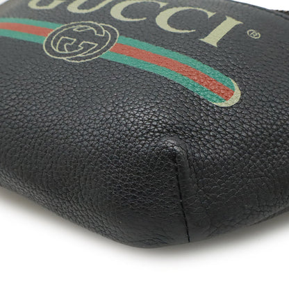 Gucci Gucci Print Leather Belt Bag