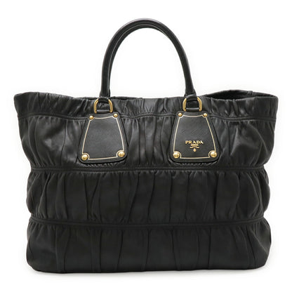 Prada Gather Leather Tote Bag