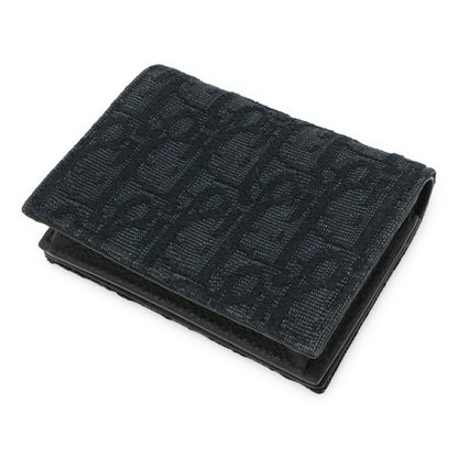 Christian Dior Oblique Jacquard Canvas Card Case