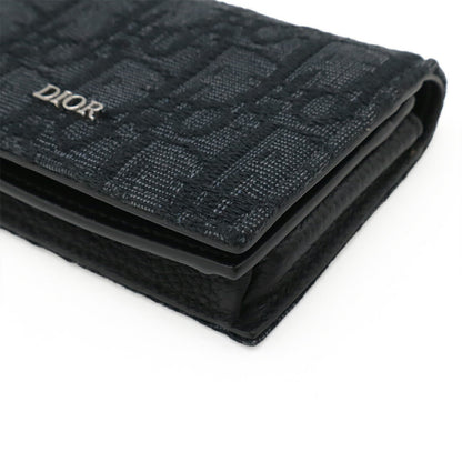 Christian Dior Oblique Jacquard Canvas Card Case
