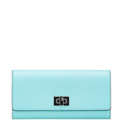 Fendi Peekaboo Leather Long Wallet