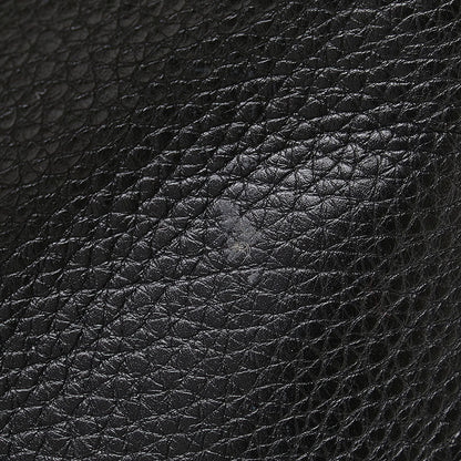 Prada Triangle Logo Plate Leather Shoulder Bag