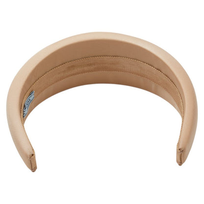 Prada Triangle Logo Plate Nylon Headband