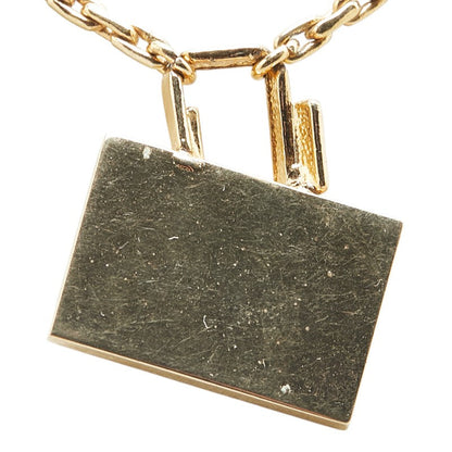 Dior Logo Plate Necklace