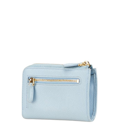 Prada Saffiano Leather Compact Wallet