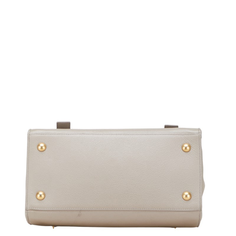 Saint Laurent Muse Two Leather Canvas 2way Bag