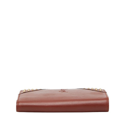 Saint Laurent YSL Studs Leather Wallet