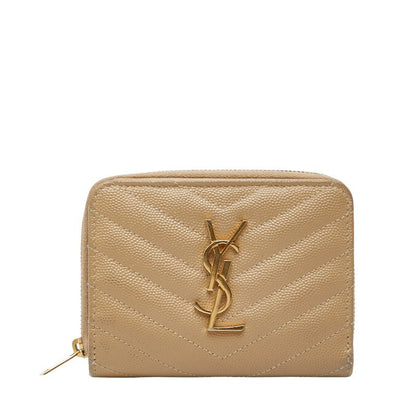 Saint Laurent Monogram Leather Wallet
