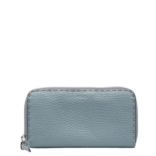 Fendi Selleria Leather Long Wallet