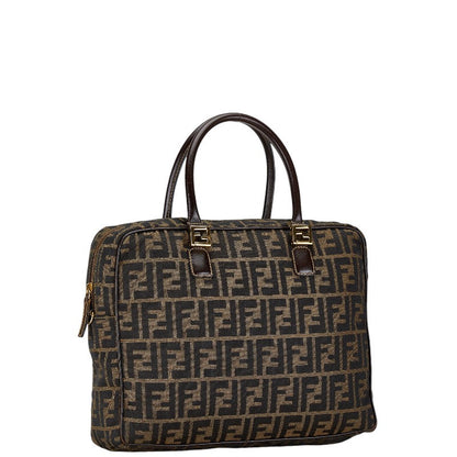 Fendi Zucca Canvas Leather 2way Bag