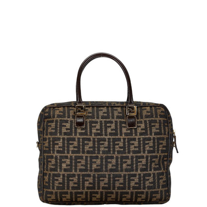 Fendi Zucca Canvas Leather 2way Bag